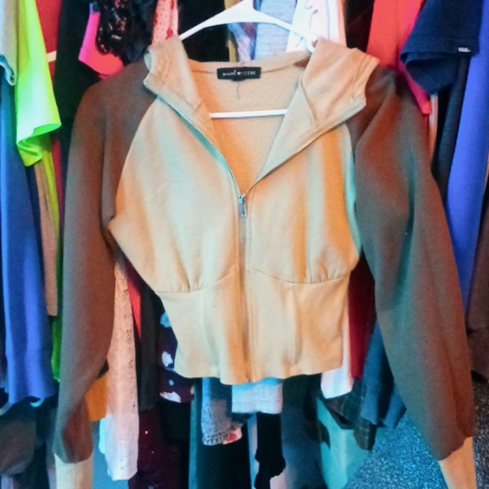 Brown 2 tone Social Scene Jacket Size XS